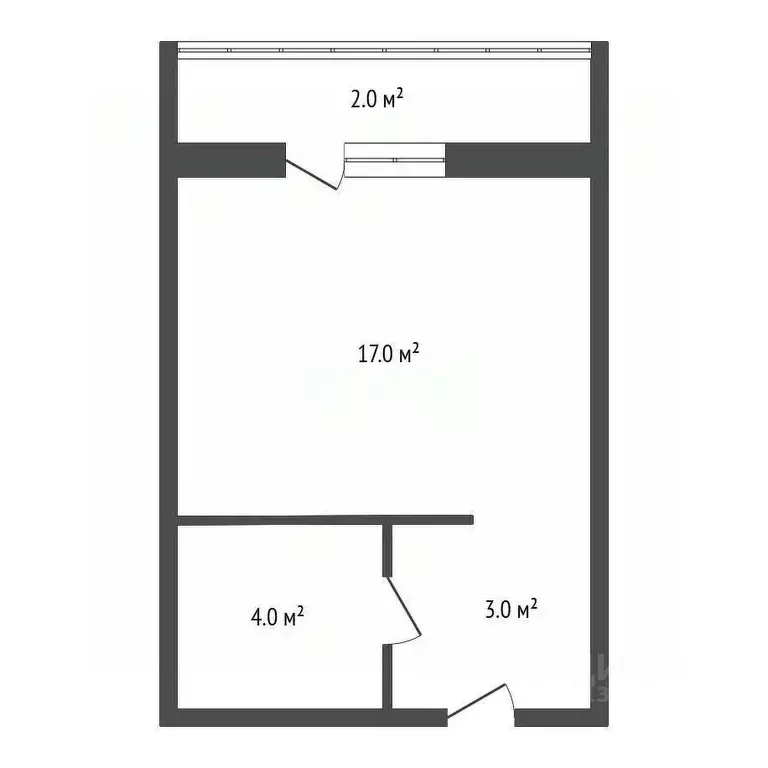 Студия Красноярский край, Красноярск ул. Ломоносова, 94к2 (17.0 м) - Фото 2