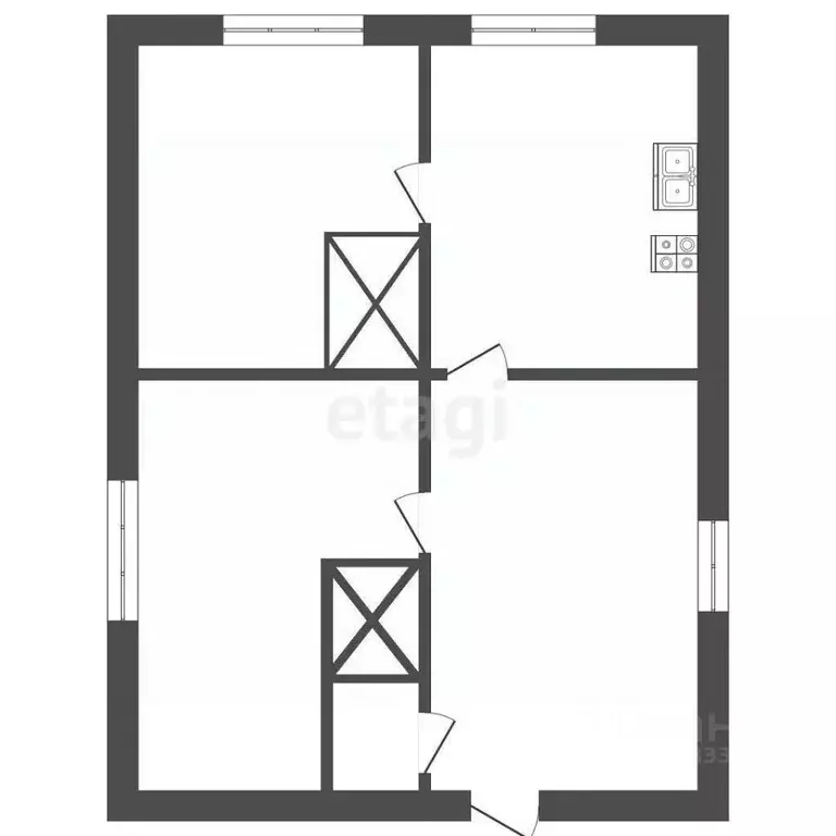 Дом в Свердловская область, Талицкий городской округ, с. Казаковское ... - Фото 2