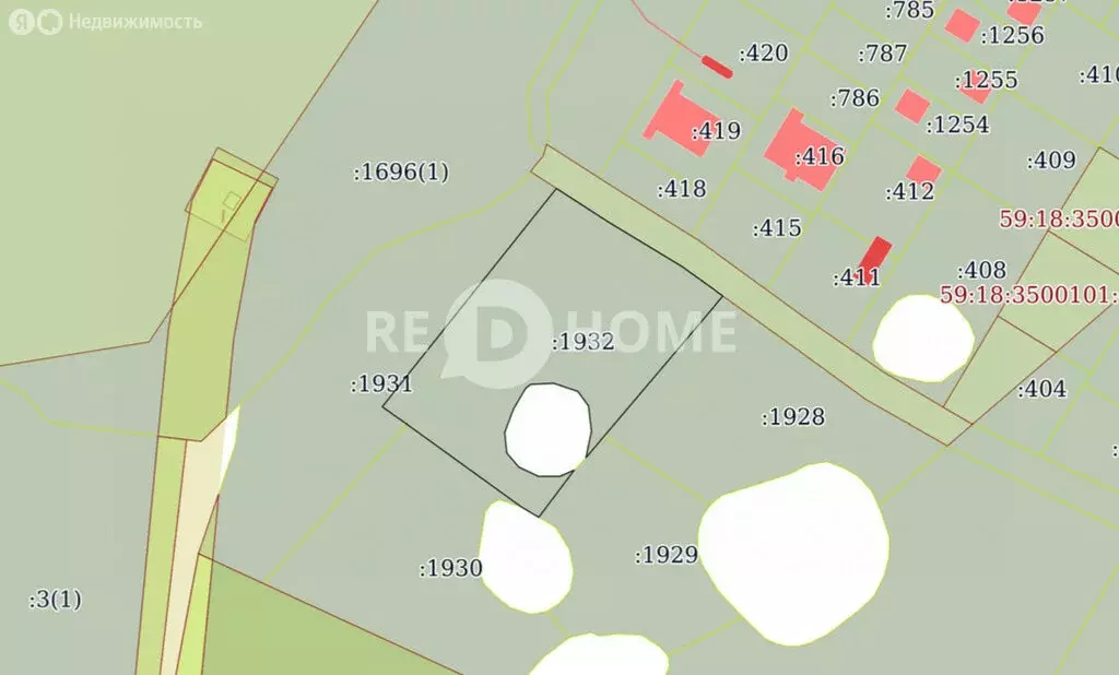 Участок в Пермский край, Добрянский муниципальный округ, деревня ... - Фото 1