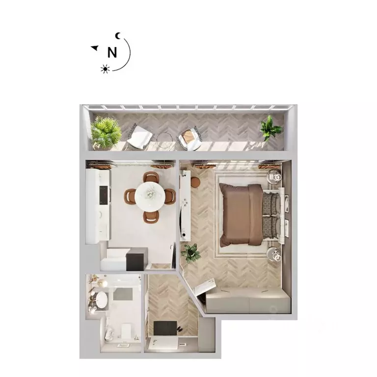 1-к кв. Бурятия, Улан-Удэ Энергетик мкр, 42А (41.4 м) - Фото 1