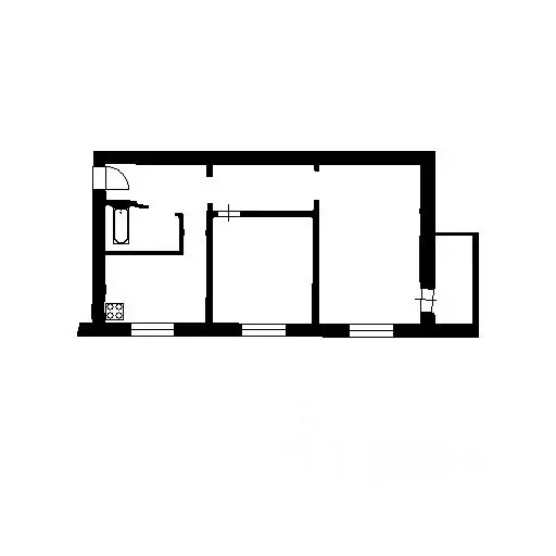 1-к кв. Башкортостан, Уфа ул. Кутузова, 72 (37.7 м) - Фото 1