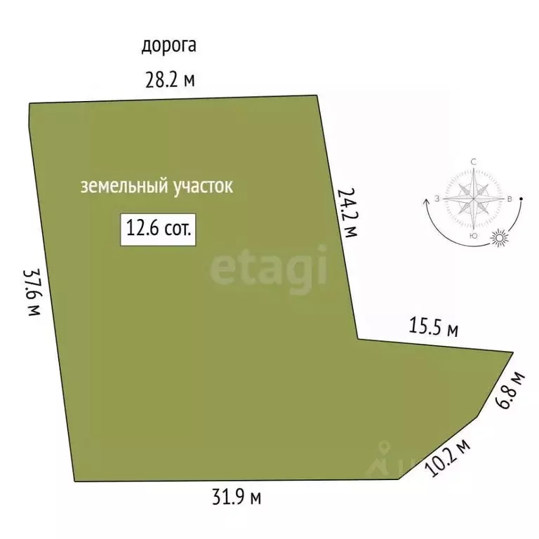 Участок в Тюменская область, Тюменский муниципальный округ, Подъем СНТ ... - Фото 2