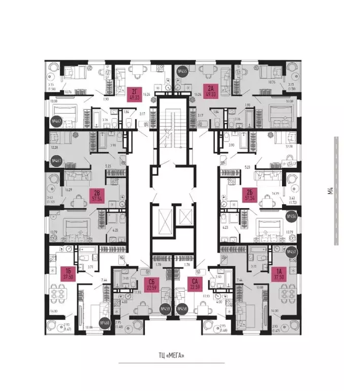 Студия Ростовская область, Аксай  (22.59 м) - Фото 2