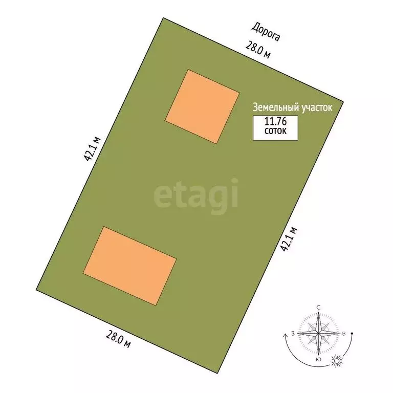 Дом в Тукаевский район, деревня Азьмушкино, улица Сибгата Хакима (72.2 ... - Фото 1