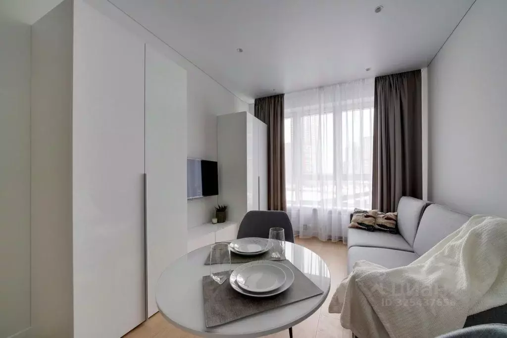 Студия Москва Шелепихинская наб., 34к4 (25.0 м) - Фото 1