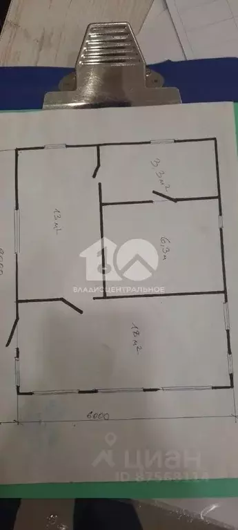 Дом в Новосибирская область, Бердск Марьин Лог СНТ, ул. 26-я, 19 (54 ... - Фото 2