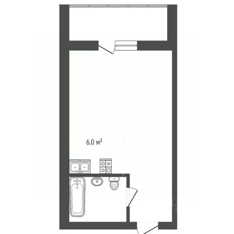 Студия Краснодарский край, Краснодар проезд 5-й Куликова Поля, 5 (22.7 ... - Фото 1