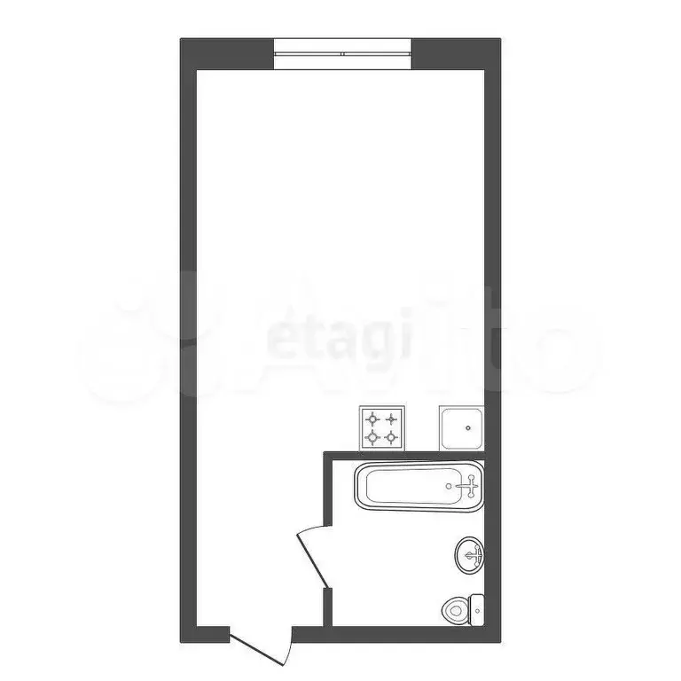 Квартира-студия, 28 м, 12/13 эт. - Фото 0