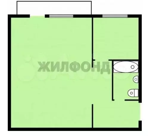 1-к. квартира, 30 м, 1/5 эт. - Фото 0
