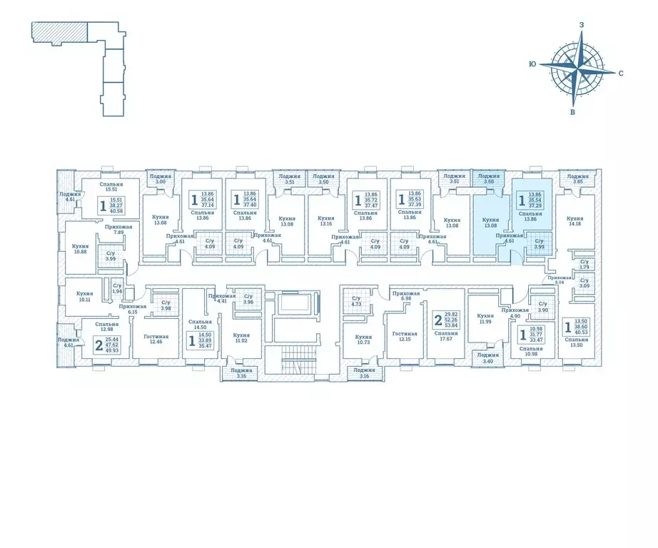 1-комнатная квартира: Монино, улица Генерала Ковачевича, 5к1 (37.6 м) - Фото 2