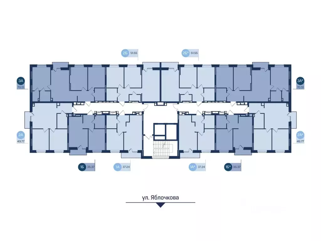 1-к кв. Астраханская область, Астрахань Августовская ул., 70 (37.24 м) - Фото 2