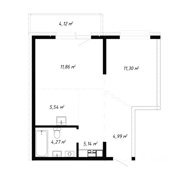 2-к кв. Иркутская область, Иркутск ул. Баррикад (47.22 м) - Фото 0