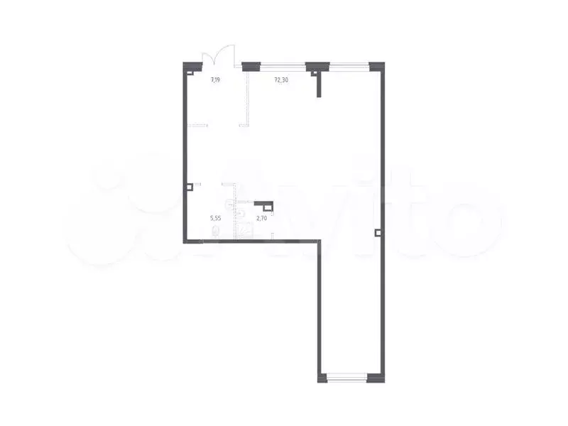 Продам помещение свободного назначения, 87.74 м - Фото 0
