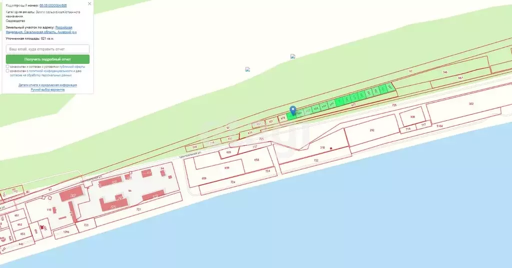 Участок в Анивский городской округ, село Песчанское, Центральная улица ... - Фото 1