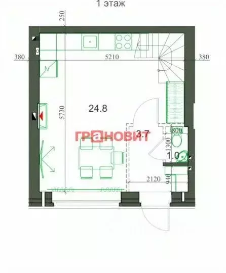 2-к кв. Новосибирская область, Новосибирский район, Мичуринский ... - Фото 1