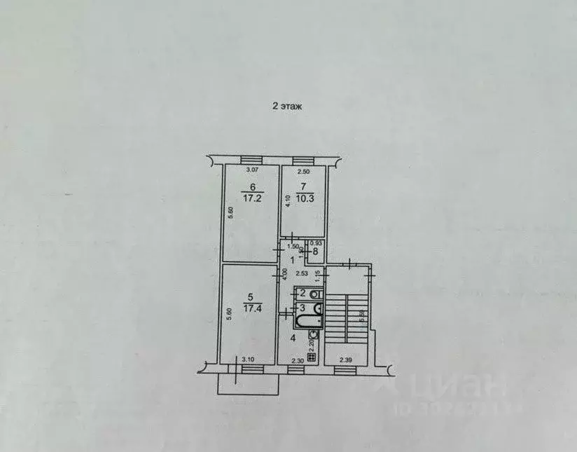 3-к кв. Иркутская область, Иркутск ул. Лермонтова, 269 (62.0 м) - Фото 1