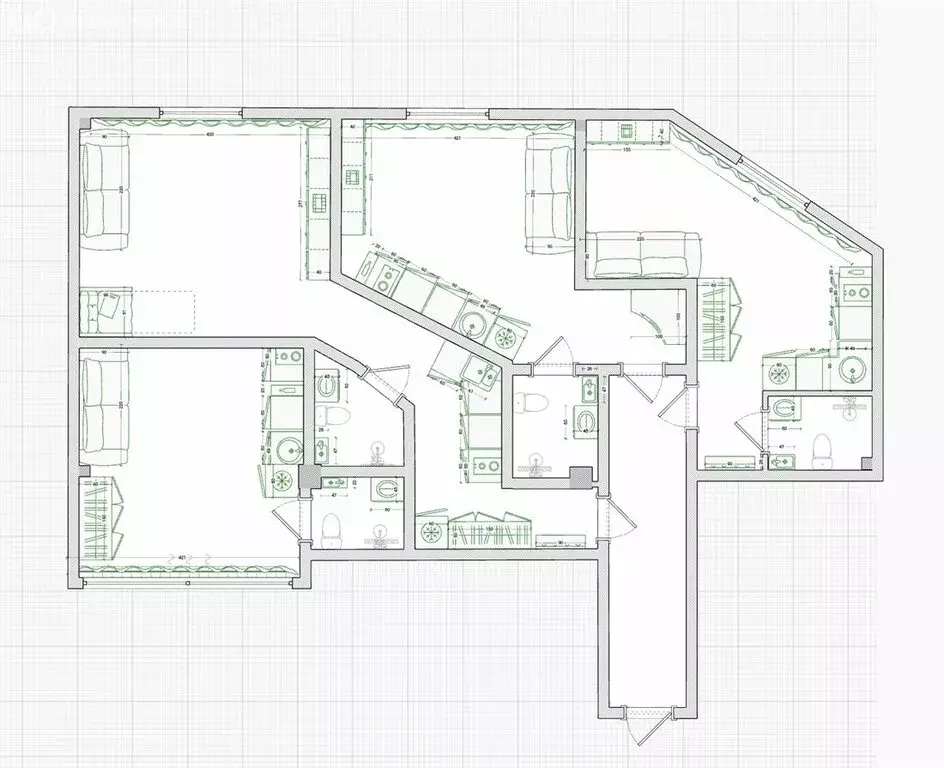 5-комнатная квартира: Сочи, улица Ленина, 172/1 (106 м) - Фото 1