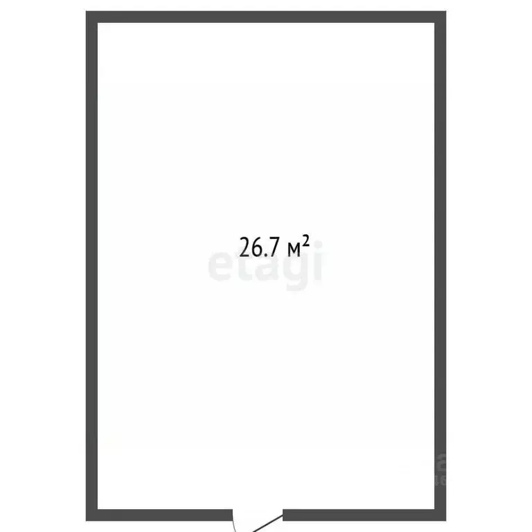 Торговая площадь в Крым, Ялта ул. Дражинского, 45А (27 м) - Фото 1