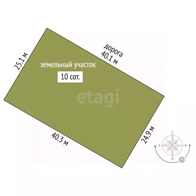 Участок в Ханты-Мансийский АО, Ханты-Мансийск Медик СОТ,  (10.0 сот.) - Фото 2
