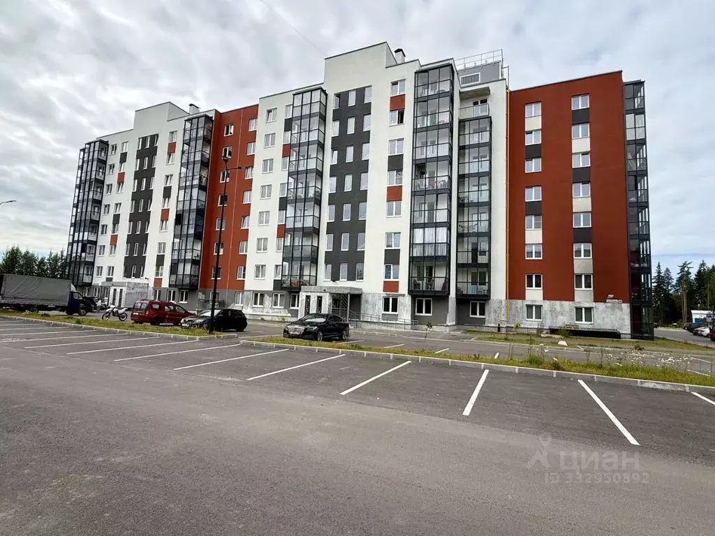 1-к кв. Ленинградская область, Выборгский район, Рощино городской ... - Фото 1