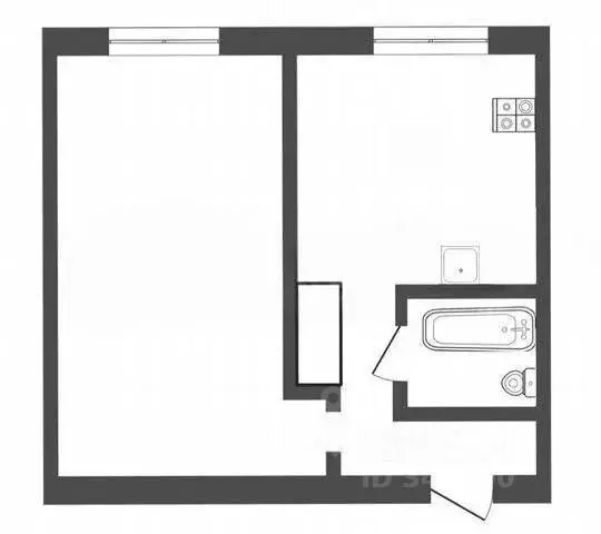 1-к кв. Москва Волжский бул., 20 (35.0 м) - Фото 2