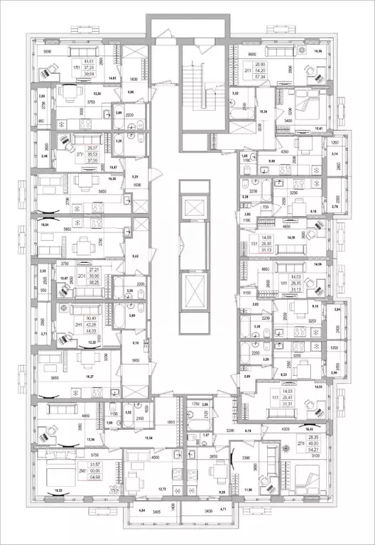 2-к кв. Белгородская область, Белгород Славянская ул. (38.27 м) - Фото 1