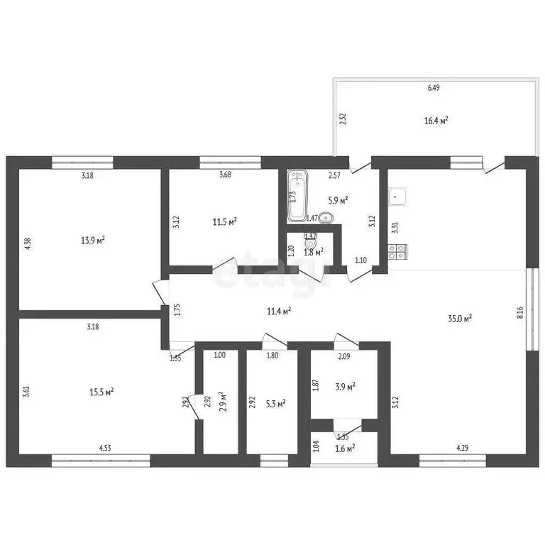 Дом в Тюменский муниципальный округ, товарищество собственников ... - Фото 1