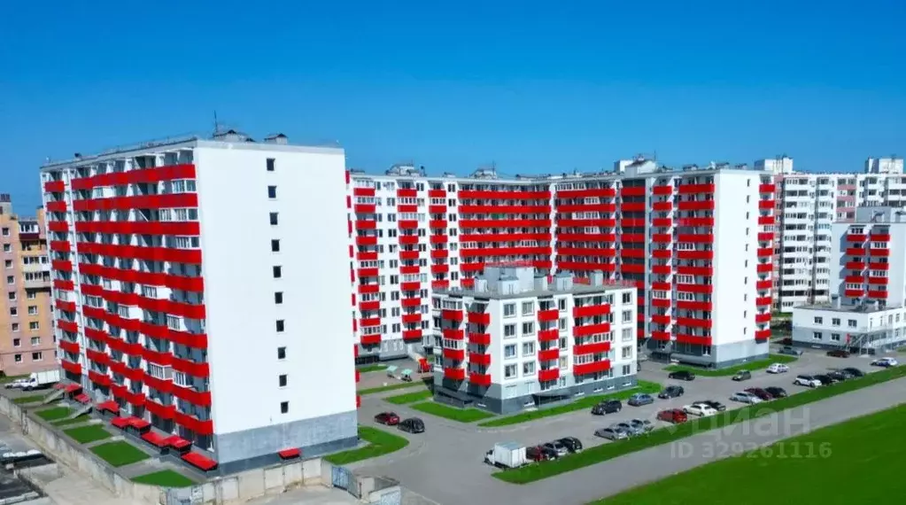 1-к кв. Санкт-Петербург пос. Шушары, Московское ш., 262к1 (44.07 м) - Фото 1