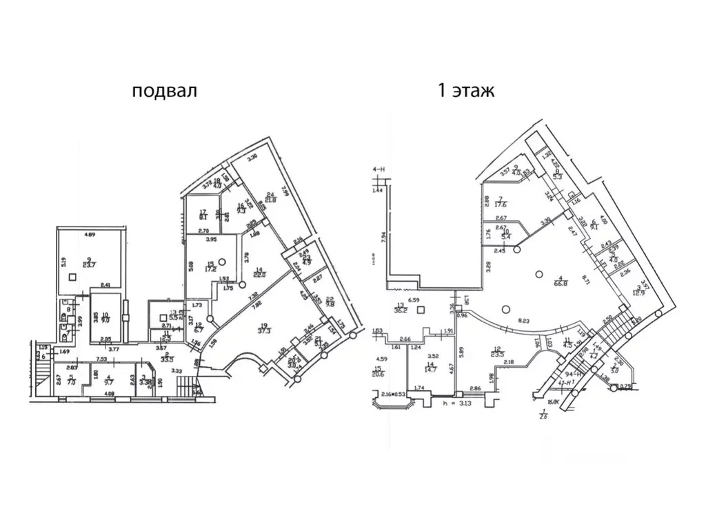 Офис в Санкт-Петербург наб. Воскресенская, 4 (518 м) - Фото 2