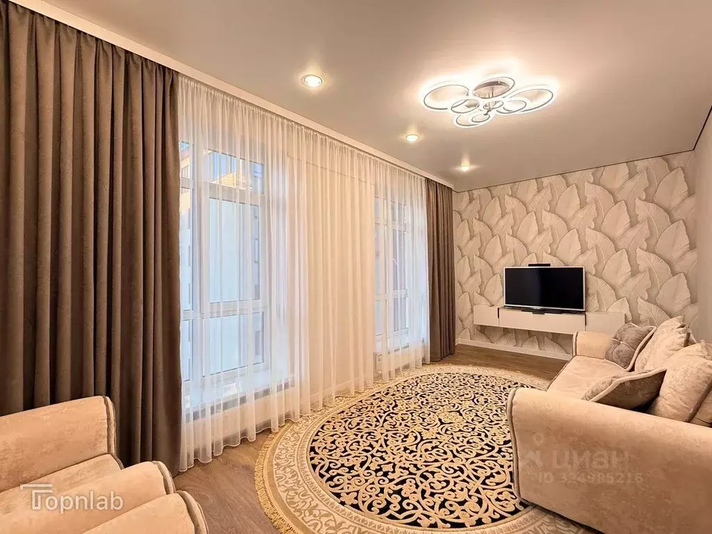 2-к кв. Кабардино-Балкария, Нальчик ул. Чернышевского, 197 (60.0 м) - Фото 1