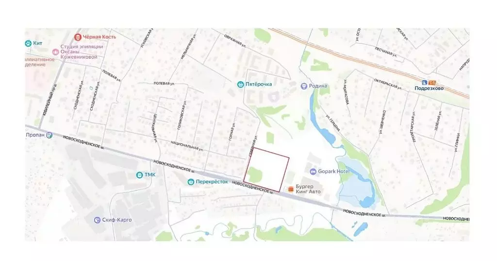 Участок в деревня Голиково, Северная улица (3.3 м) - Фото 1