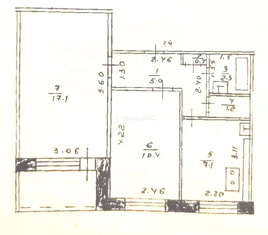 2-к кв. Башкортостан, Уфа Молодежный бул., 5 (45.5 м) - Фото 2