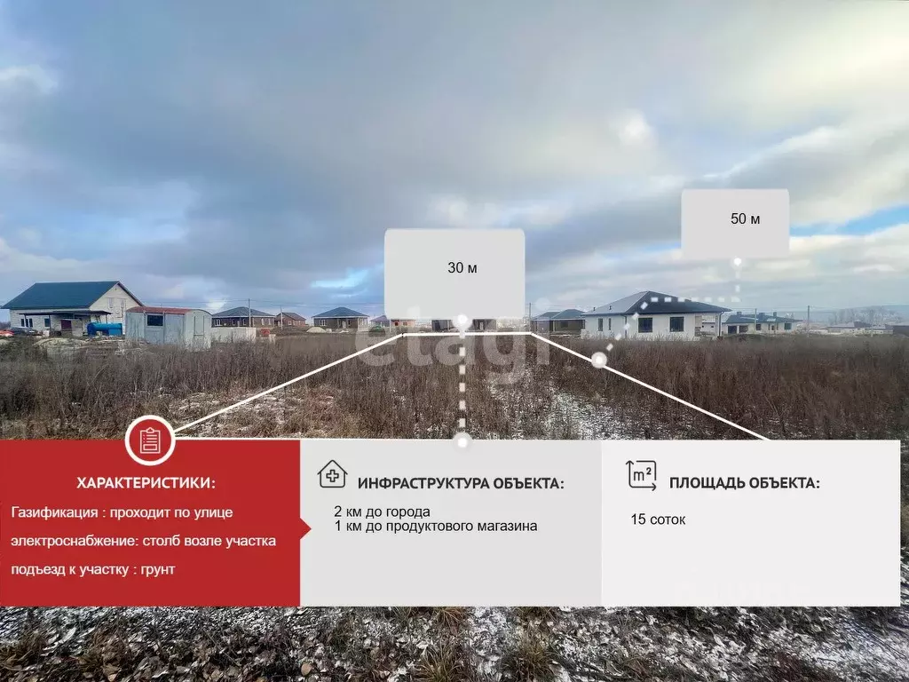 Участок в Белгородская область, Губкин ул. 80-летия города Губкина, 15 ... - Фото 1