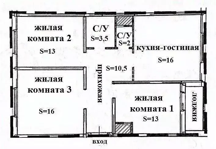 3-к кв. Ростовская область, Ростов-на-Дону ул. Ткачева, 42с2 (72.9 м) - Фото 1