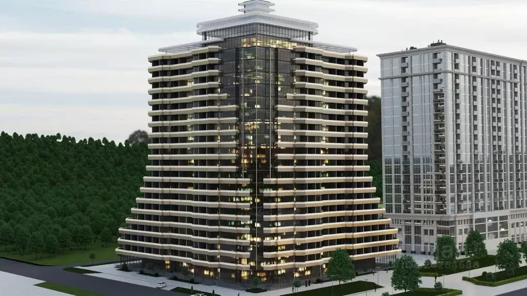 1-к кв. Чеченская республика, Грозный Элизиум жилой комплекс (62.5 м) - Фото 1