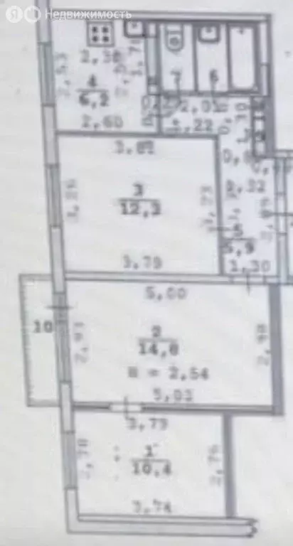 3-комнатная квартира: Екатеринбург, улица Патриотов, 12 (53.3 м) - Фото 1