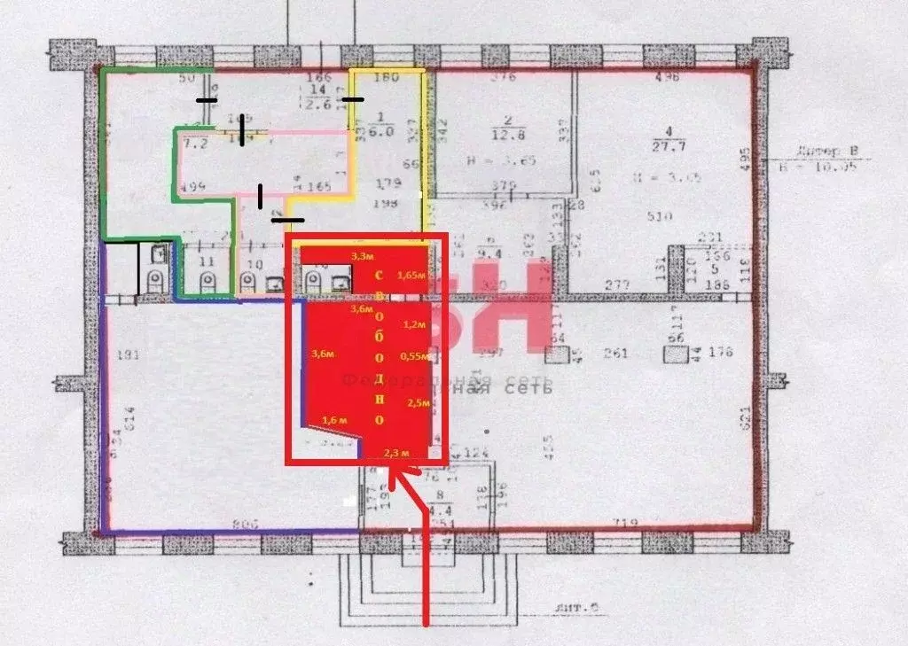 Торговая площадь в Свердловская область, Екатеринбург ул. Бажова, 45 ... - Фото 2