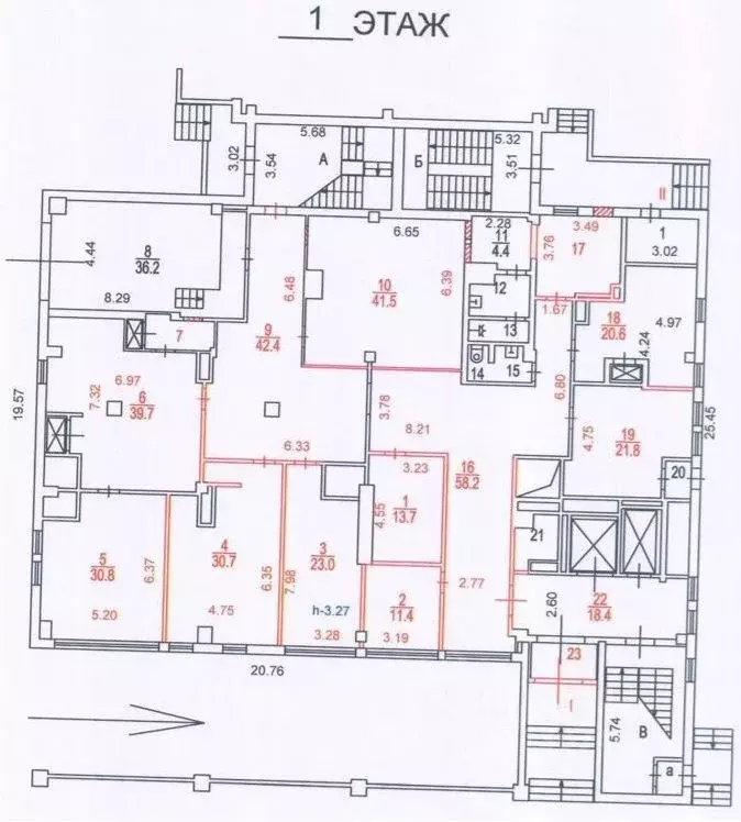 Торговая площадь в Москва Веерная ул., 30К3 (428 м) - Фото 2