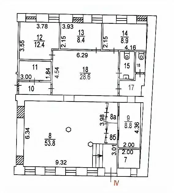 Торговая площадь в Москва Новинский бул., 1/2 (147 м) - Фото 2