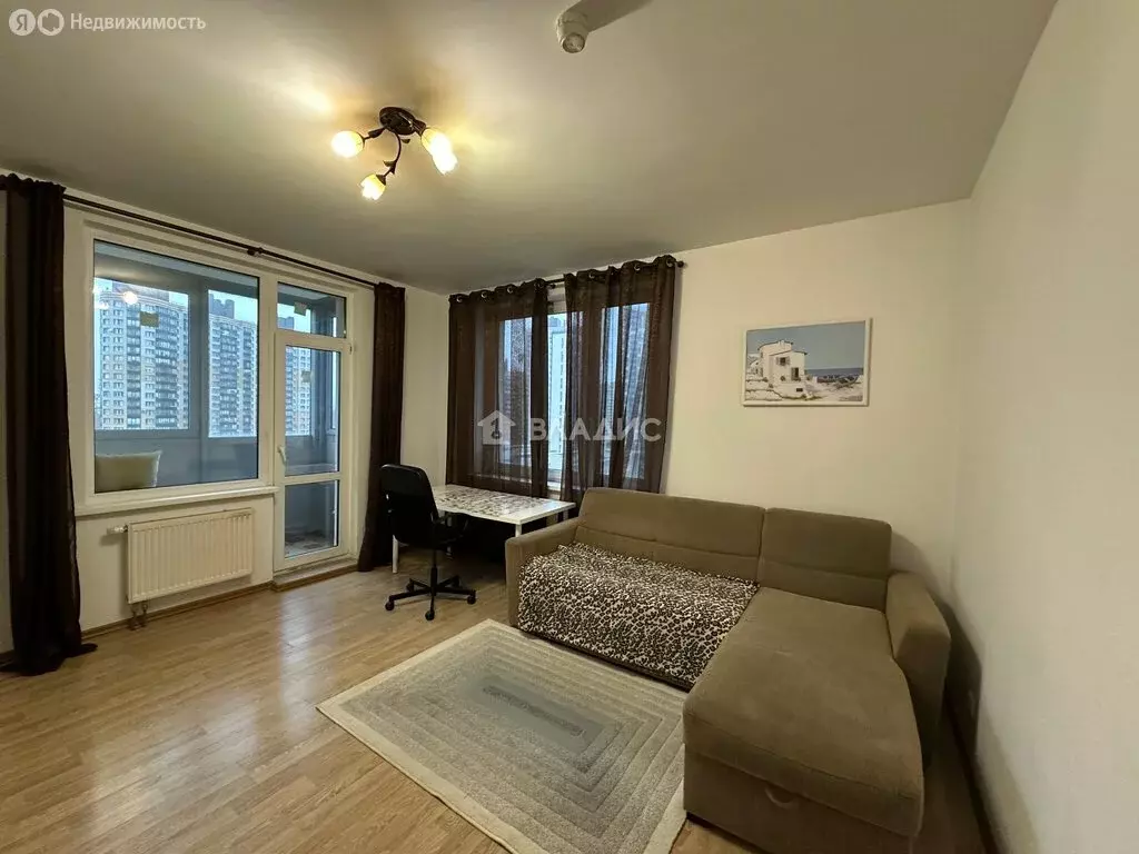 Квартира-студия: Санкт-Петербург, улица Генерала Кравченко, 3к3 (26.5 ... - Фото 2