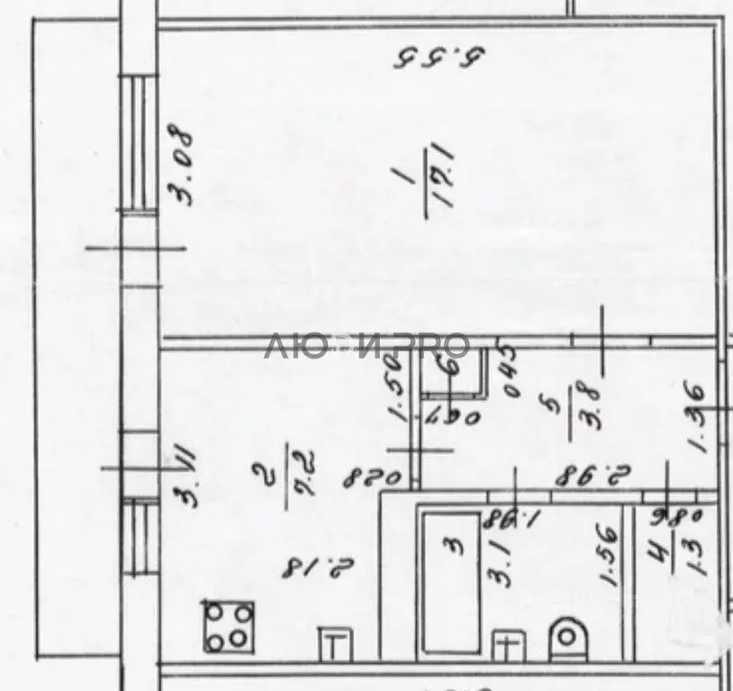 1-к кв. Кировская область, Киров ул. Чапаева, 38а (37.0 м) - Фото 2