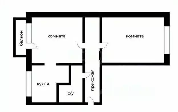 2-к кв. Алтайский край, Барнаул ул. Мерзликина, 6А (55.0 м) - Фото 2
