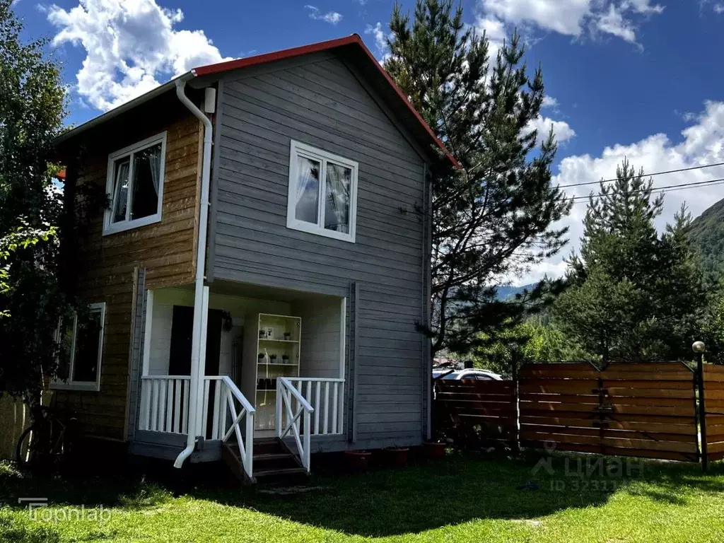 Дом в Алтай, Чемальский район, Элекмонарское с/пос, с. Элекмонар  ... - Фото 1