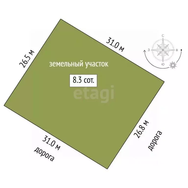 Участок в Тюменская область, Тюменский муниципальный округ, д. ... - Фото 2