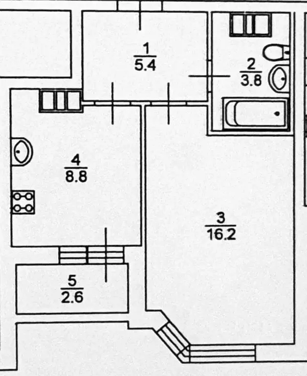 1-к кв. Саратовская область, Энгельс ул. Пушкина, 85 (37.0 м) - Фото 1