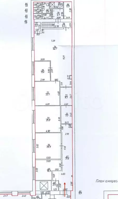 Офисный блок из 5ти кабинетов и Open Space - Фото 0