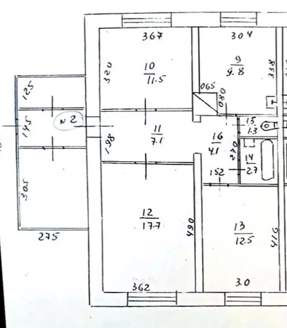 3-комнатная квартира: деревня Стулово, Северная улица, 10А (66.7 м) - Фото 2