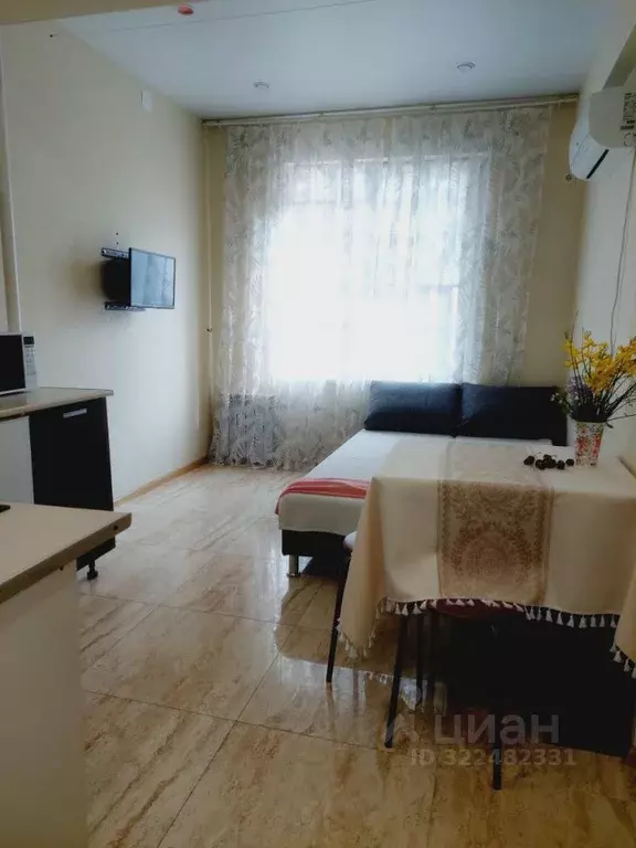 Студия Краснодарский край, Сочи Мамайка мкр, ул. Волжская, 34 (20.0 м) - Фото 1