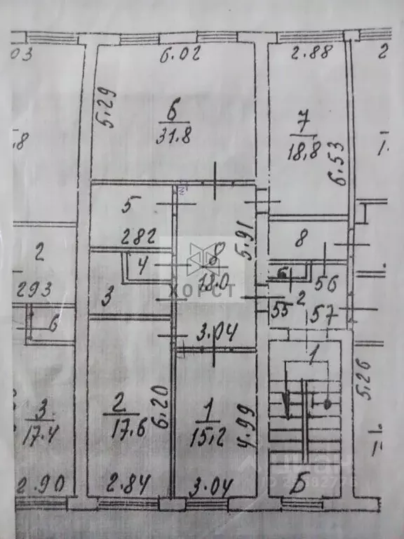 3-к кв. Ставропольский край, Ставрополь №21 мкр, проезд Ботанический, ... - Фото 2