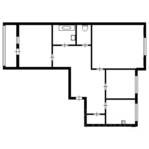 3-к кв. Челябинская область, Магнитогорск ул. Калмыкова, 7 (64.6 м) - Фото 1